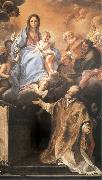 Maratta, Carlo The Madonna and its aparicion to San Felipe Neri oil on canvas